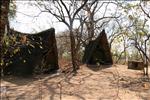 Slapen in een tatched tent